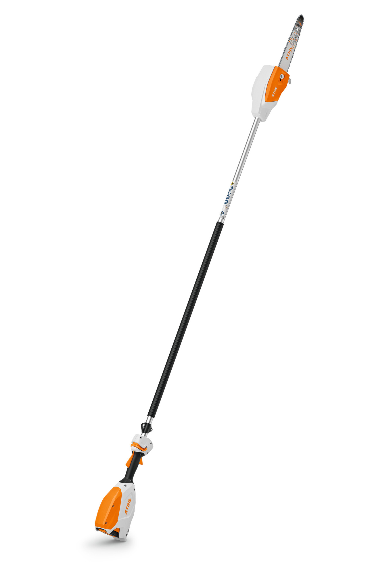 This professional battery-powered pole pruner delivers on performance and versatility.