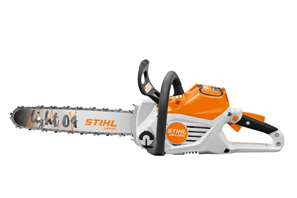 This battery-powered chainsaw is great for cutting firewood, storm cleanup, around-the-home tasks, and carpentry projects.
