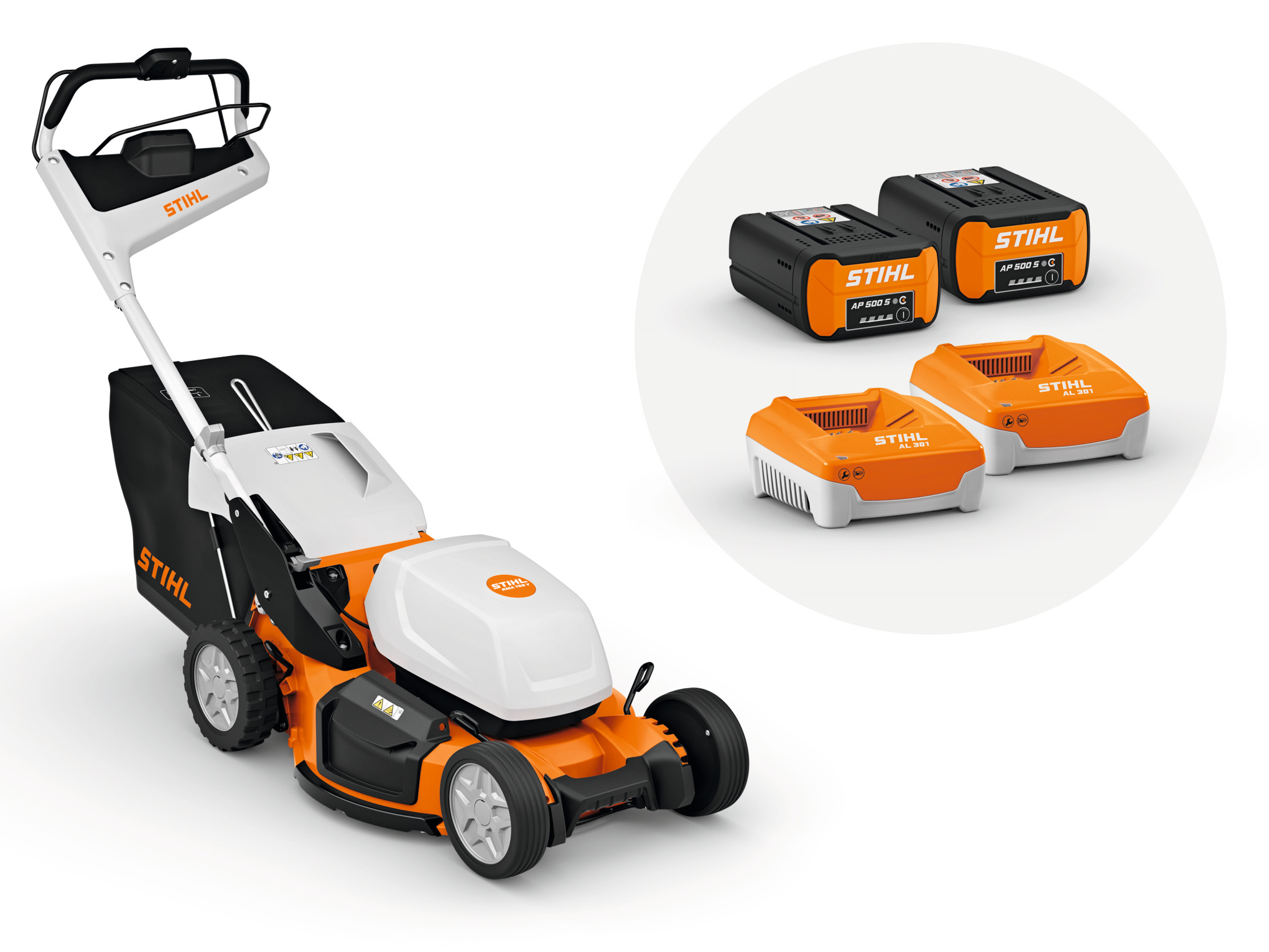 All the benefits of low-noise power, precise control, and up to 2 hours & 10 minutes of runtime make the RMA 756 V ideal for professionals in large areas and sensitive sites.