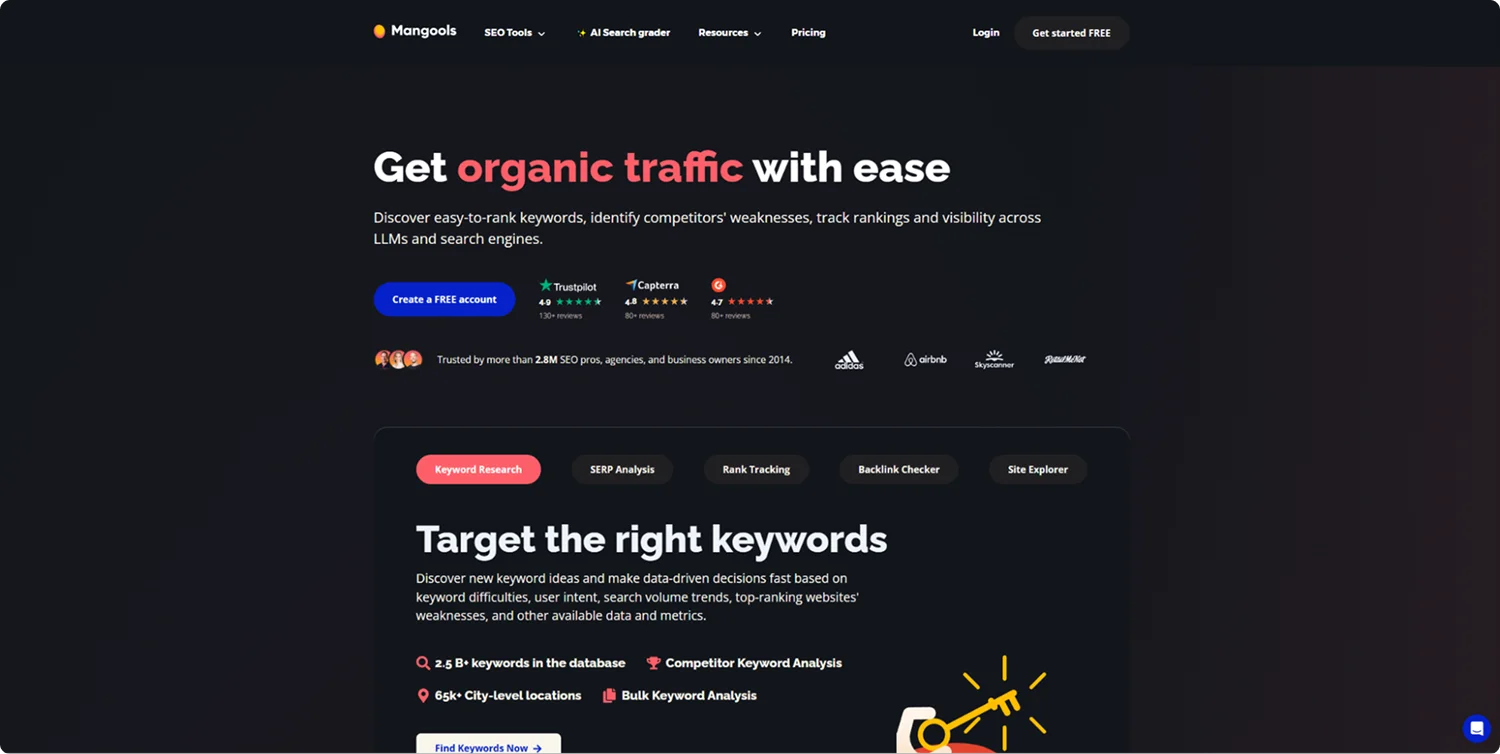 mangools-homepage