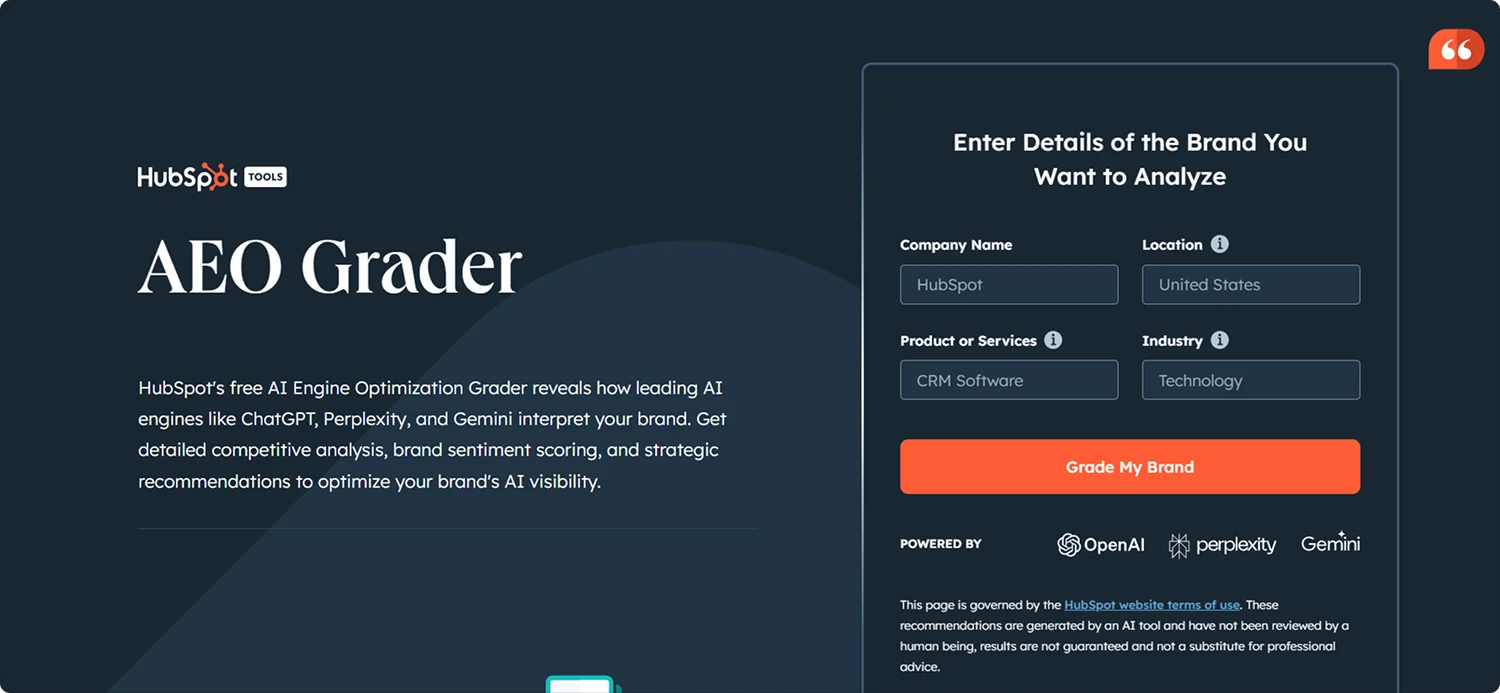 hubspot-aeo-grader
