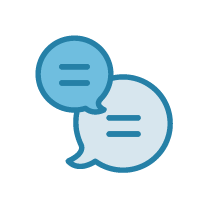 speech bubbles icon