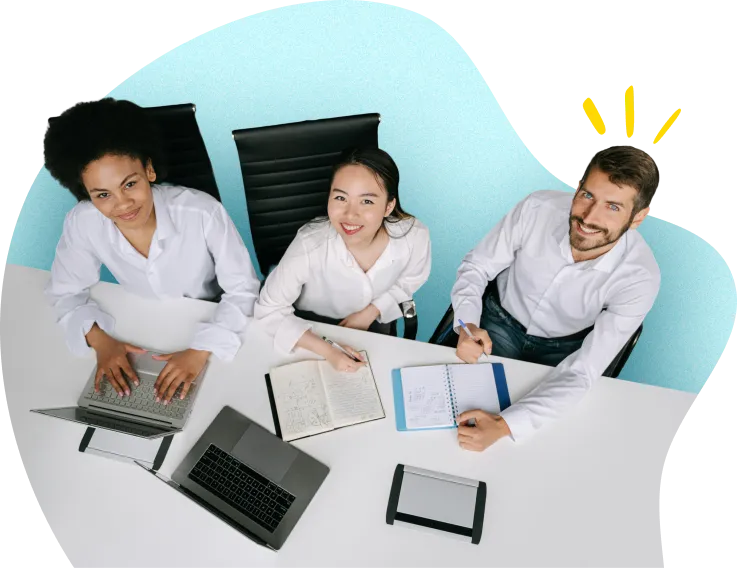 diverse-team-working-together-teal
