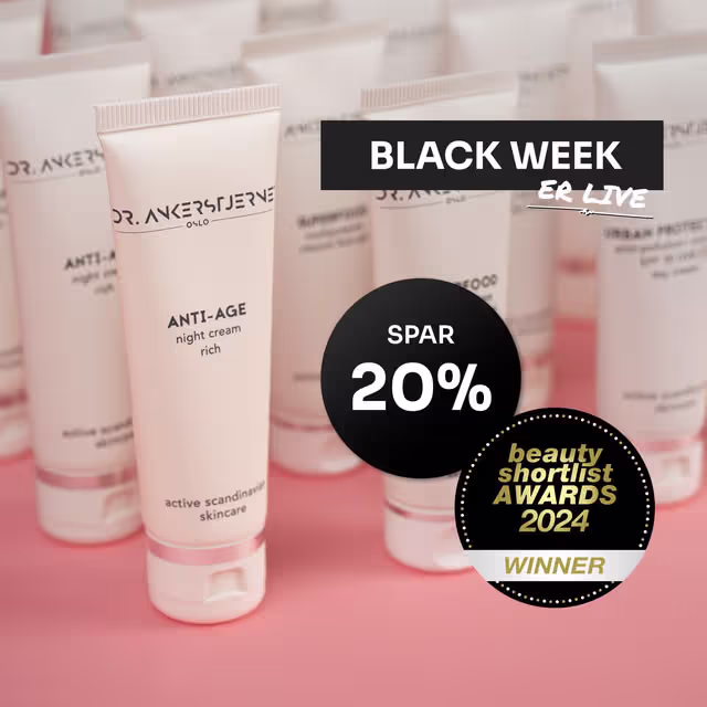 Dr. Ankerstjerne anti-age night cream with Black Week 20% discount