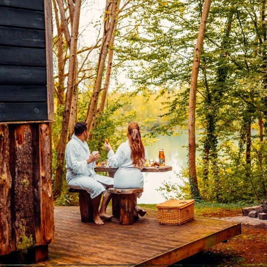 Cabane de la Réserve - au bord de l'eau 