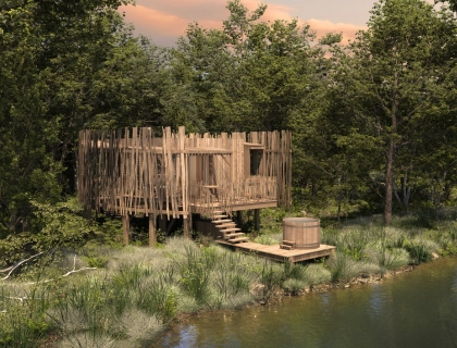 Cabanes des Veilleurs proche des Châteaux de la Loire