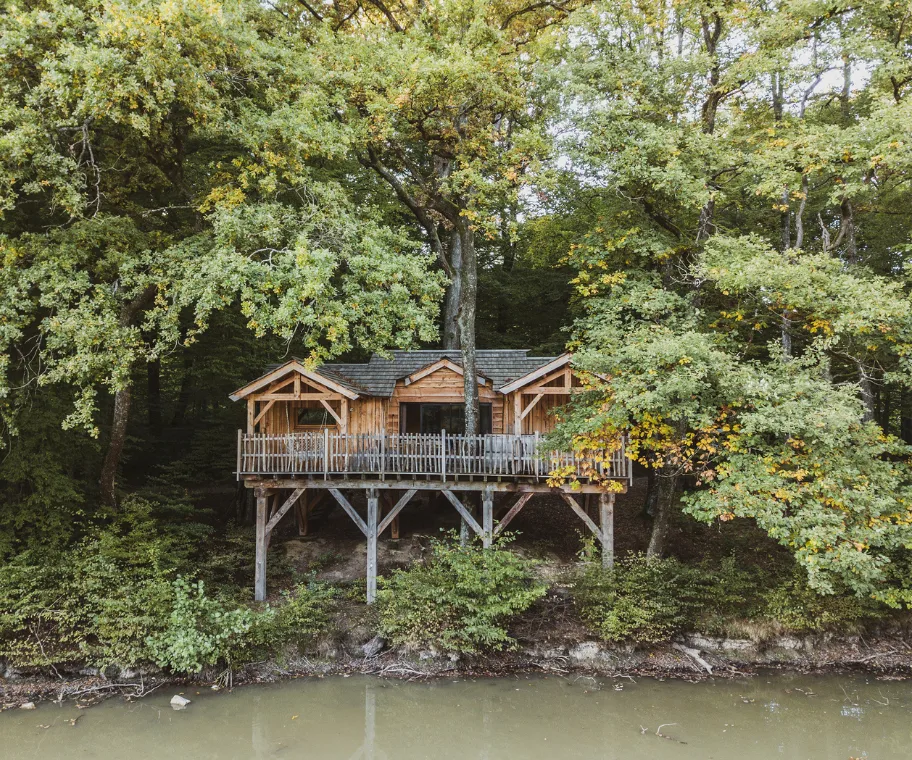Cabane Spa Découverte, hébergement insolite en famille, bourgogne-franche-comté