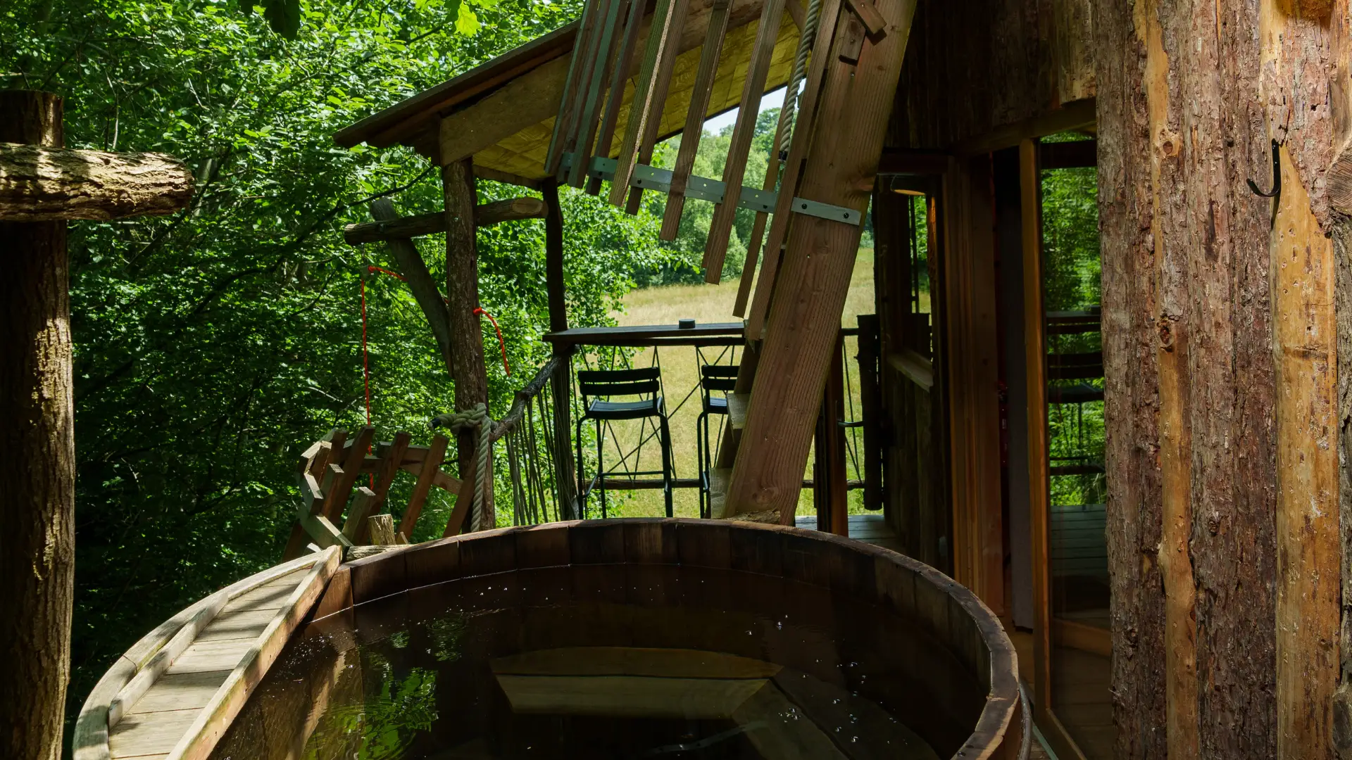 Cabane Spa Septieme Ciel Cabanes de La Réserve