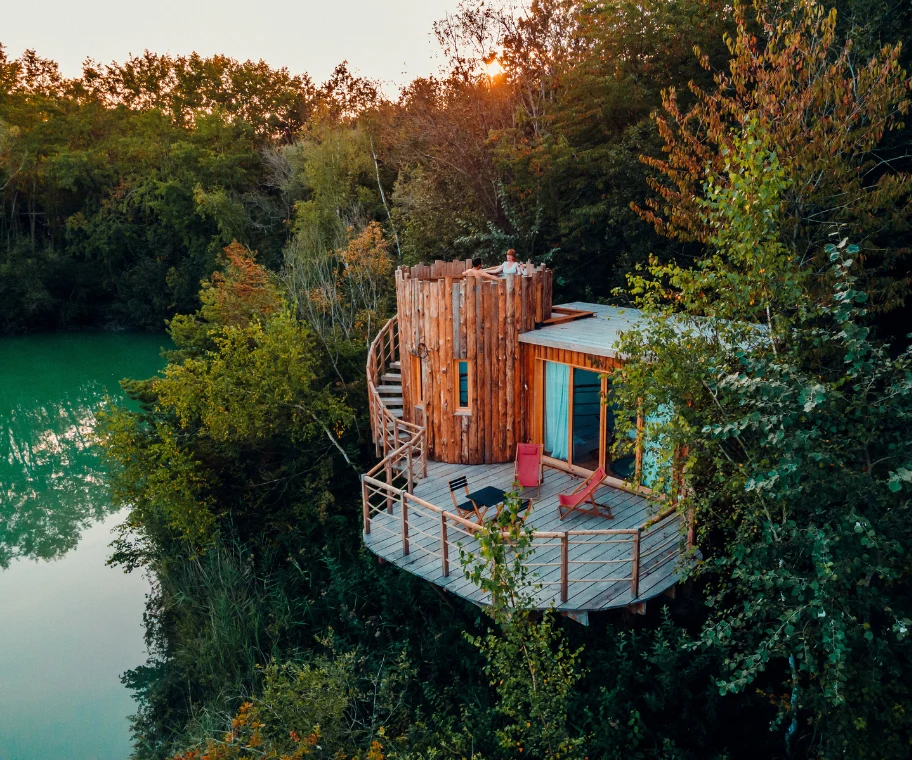 Cabane Spa Beau Rivage Cabanes de La Reserve