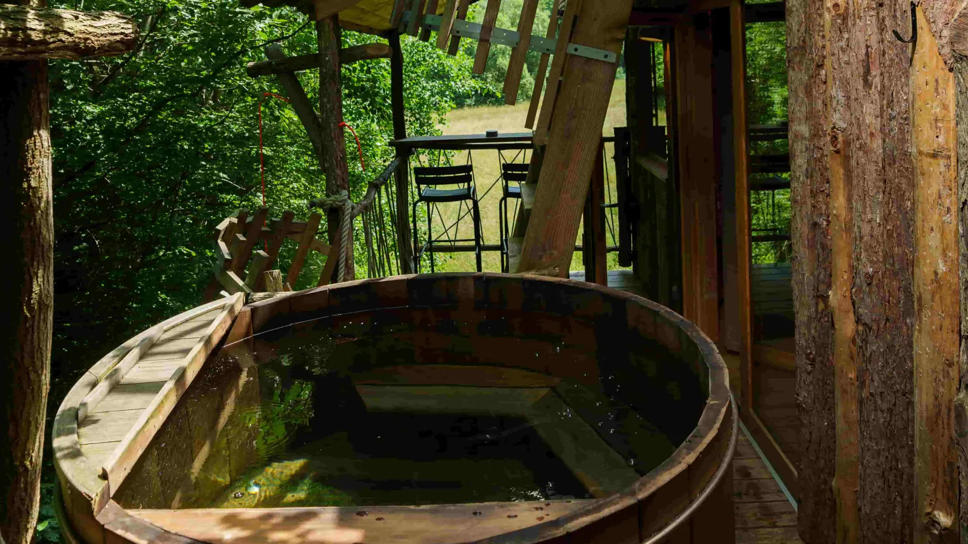 Cabane Spa Terre-et-ciel - Cabanes de La Réserve