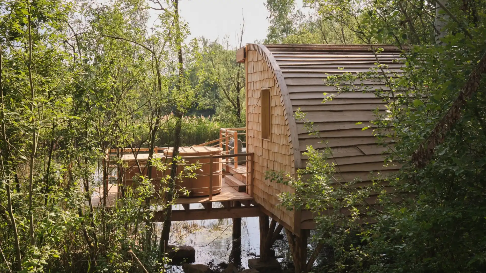 Cabane Spa Halte Sauvage | Cabanes de la Réserve