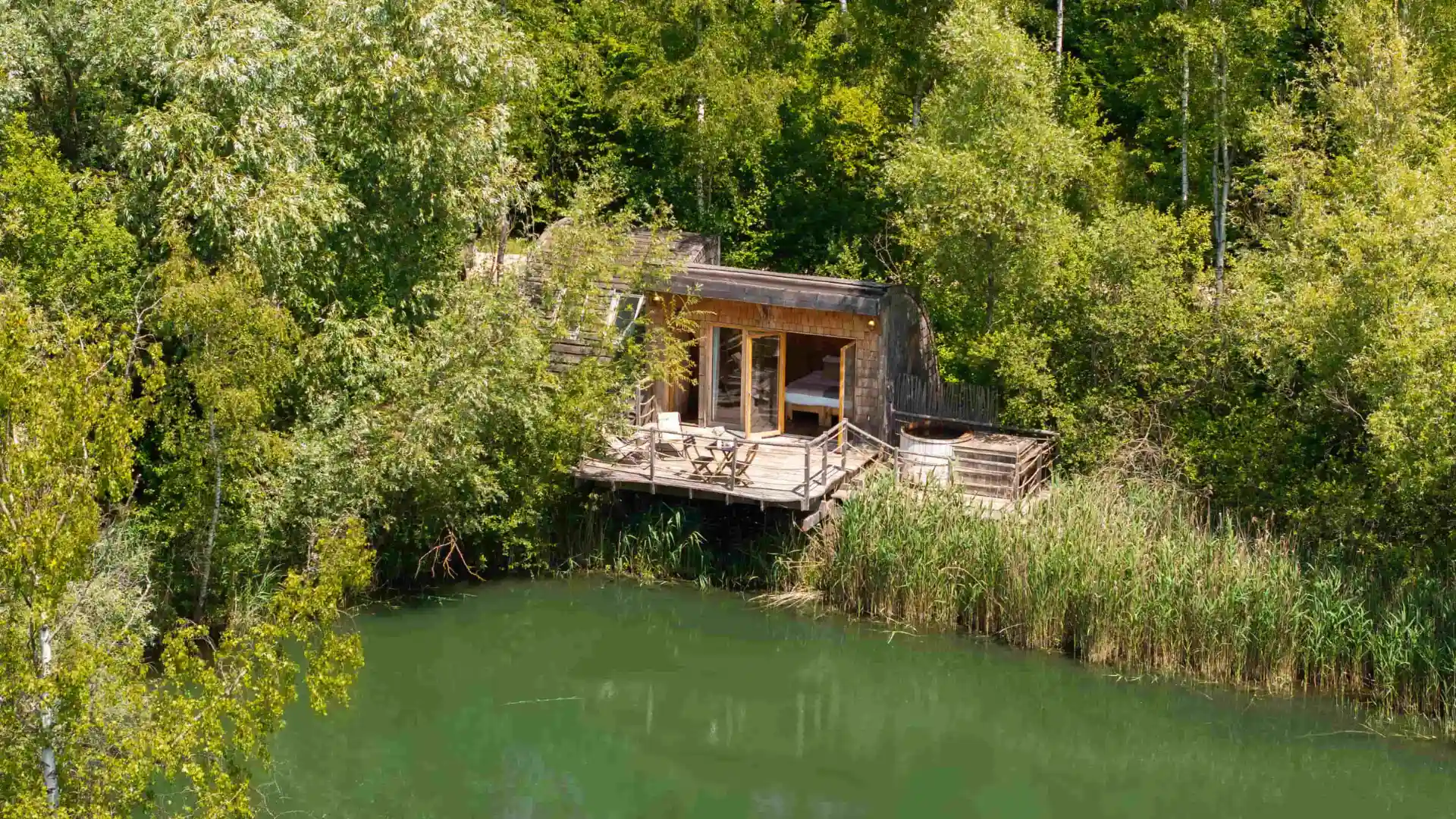 Cabane Spa Halte Sauvage | Cabanes de la Réserve