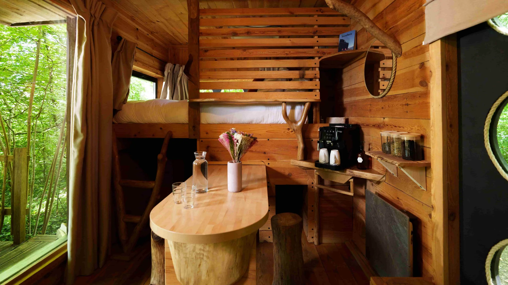 Cabane Spa Indigo | Cabanes de la Réserve