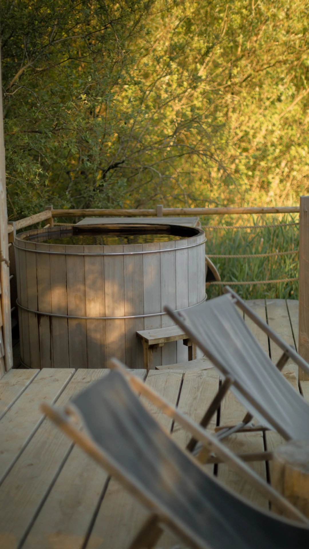 Cabane Spa Halte Sauvage | Cabanes de la Réserve