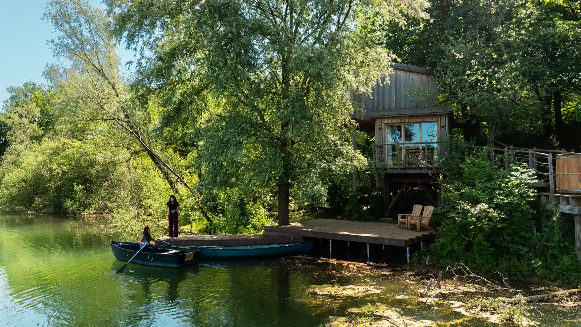Cabane Spa Grand Horizon - Cabanes de La Reserve