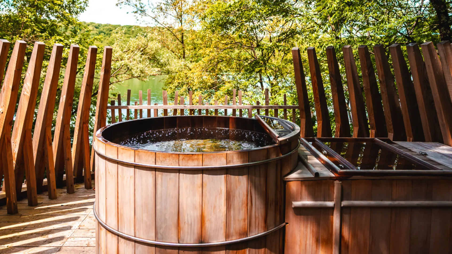 Cabane Spa Roseau | Cabanes des Grands Lacs