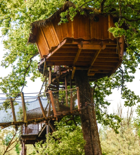 Cabane Spa Refuge | Cabanes Grands Lacs | Perchée dans les Arbres
