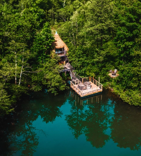 Merveille Spa Cabin | Cabanes des Grands Lacs | Eco lodge spa