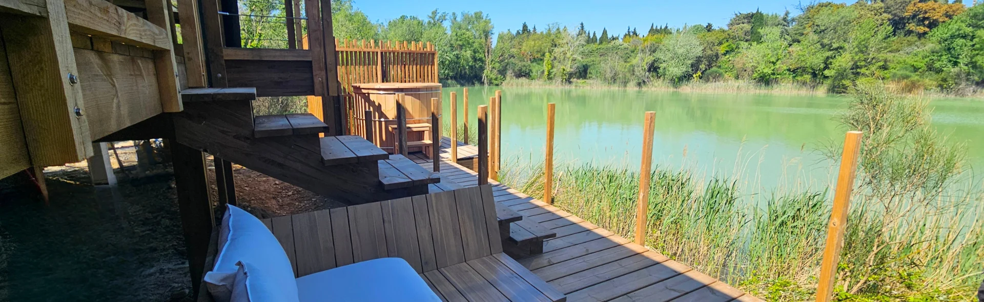 Lagune Spa Cabin | Cabanes des Grands Cépages | Vaucluse