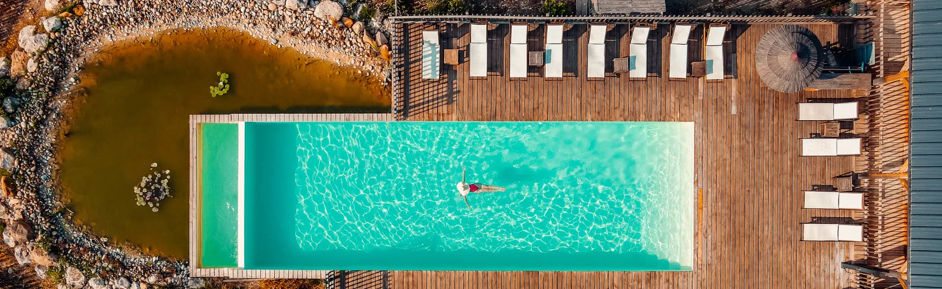 Piscine des Cabanes des Grands Cépages - Sorgues, Vaucluse