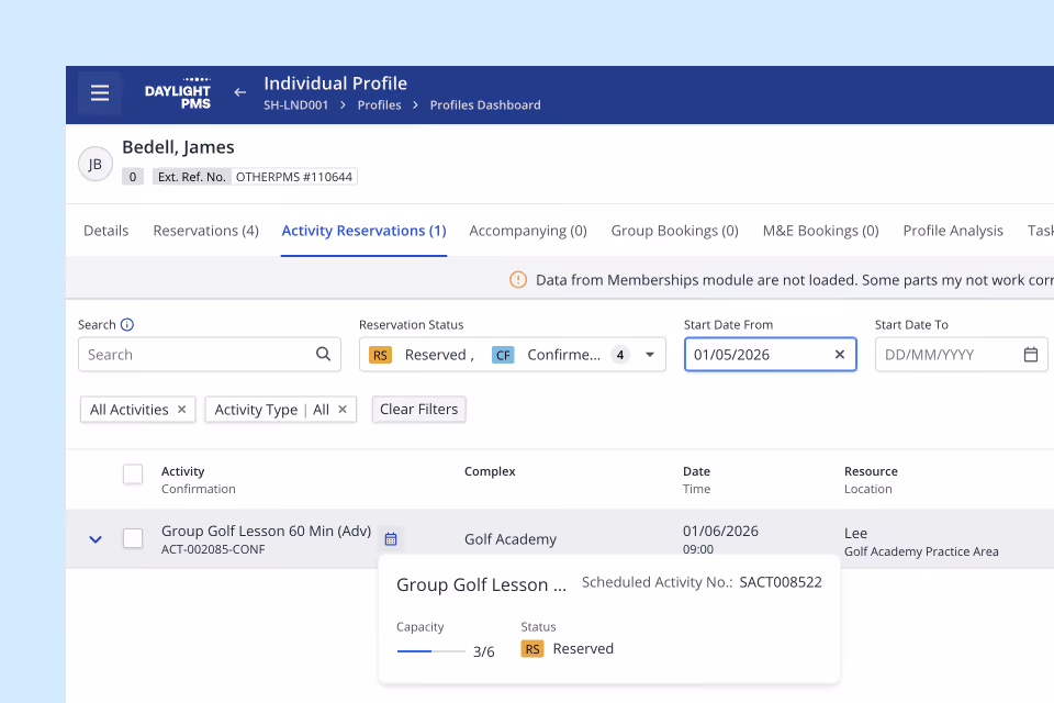 Shared guest and billing information