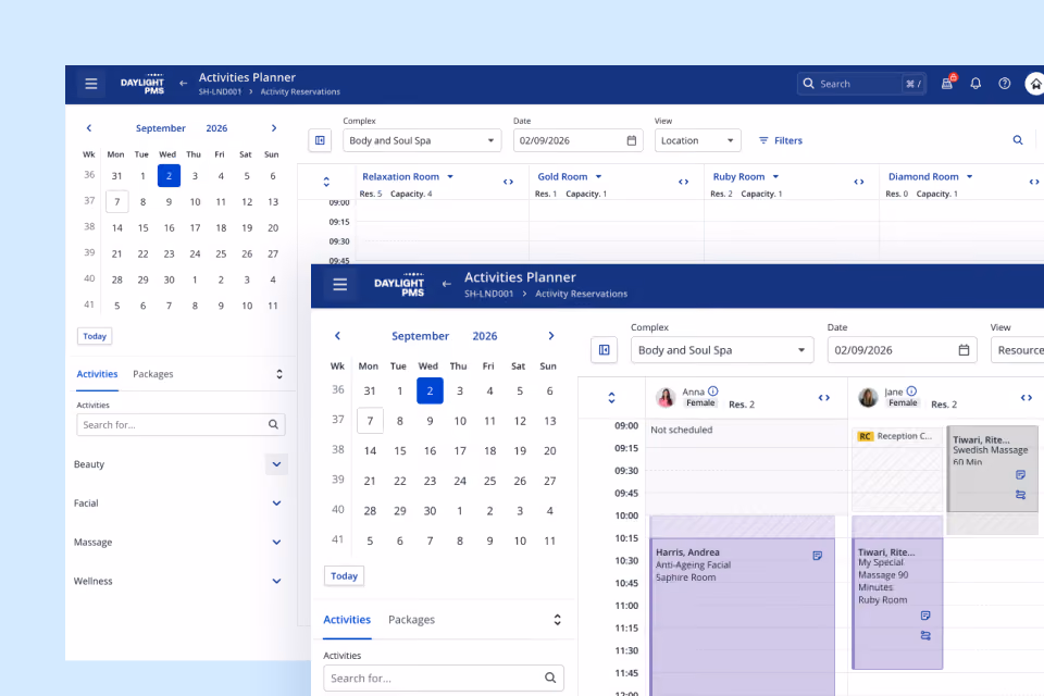 Activities planner