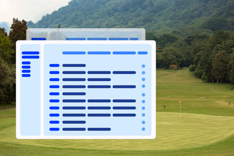 Tee sheet management