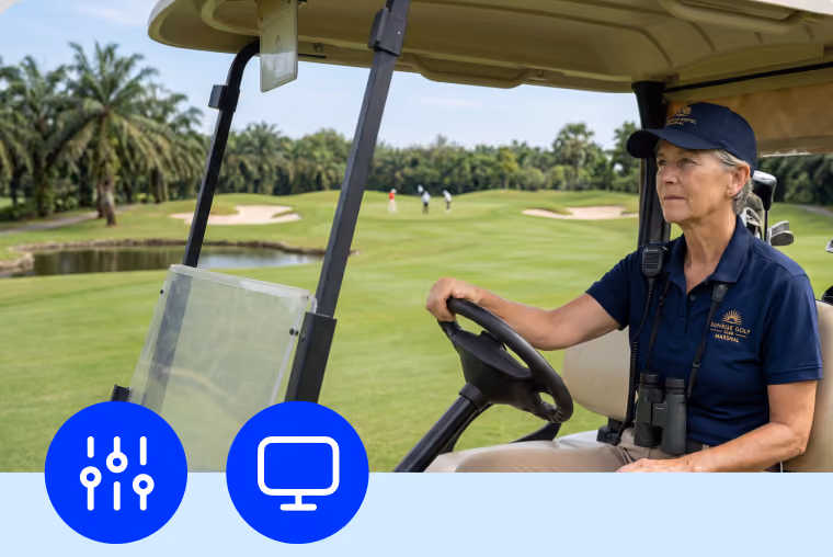 Golf operations dashboard