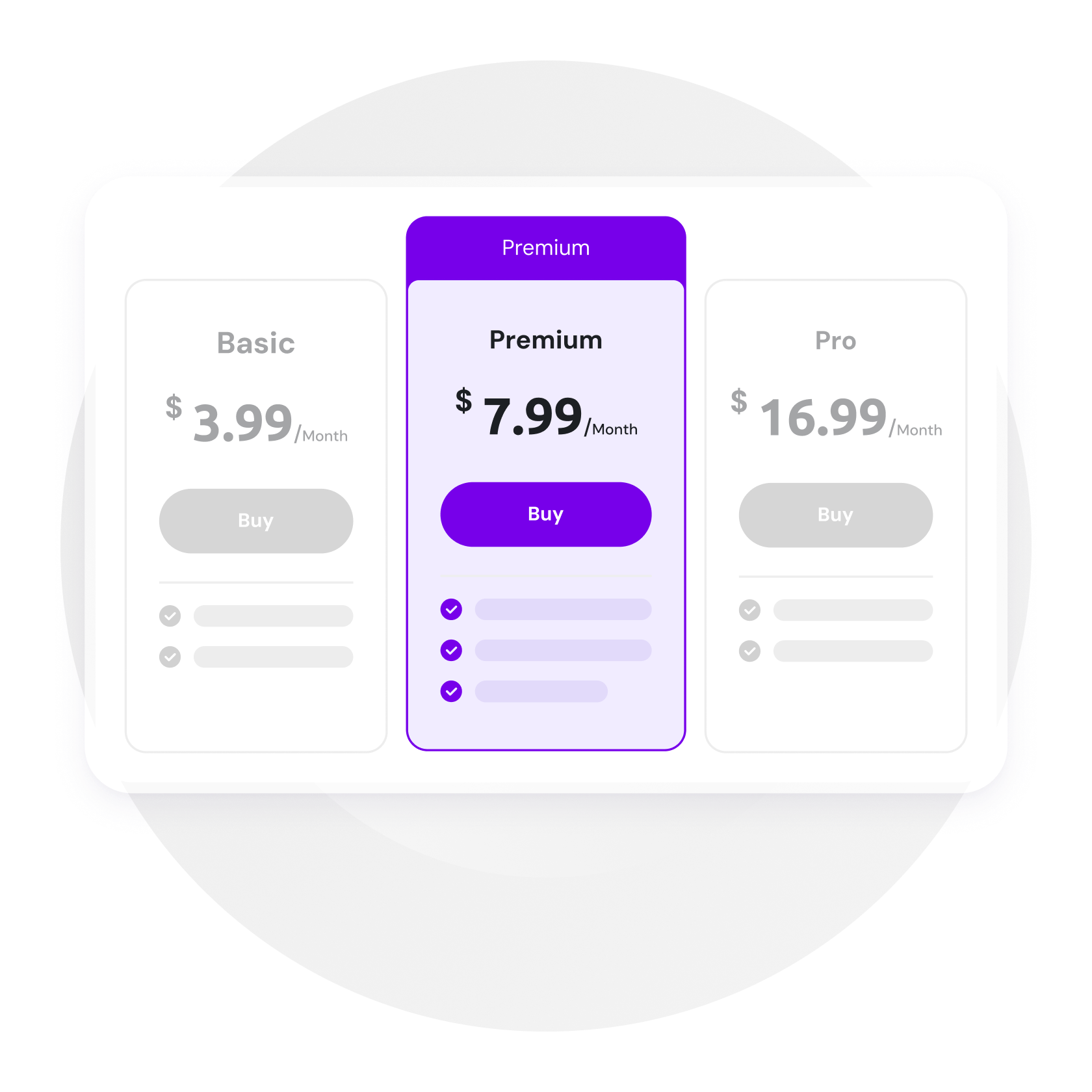 Flexible subscriptions