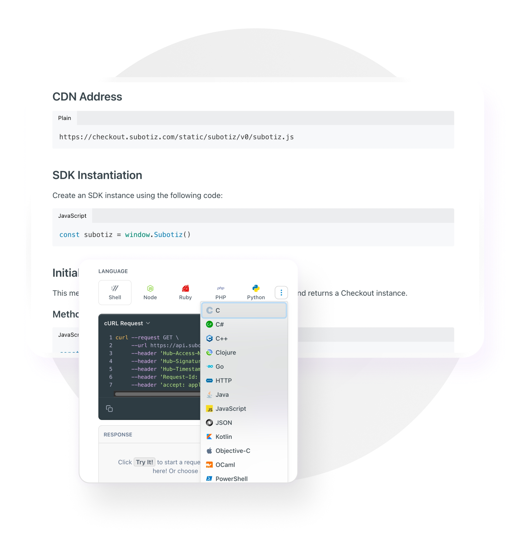 Easy API integration