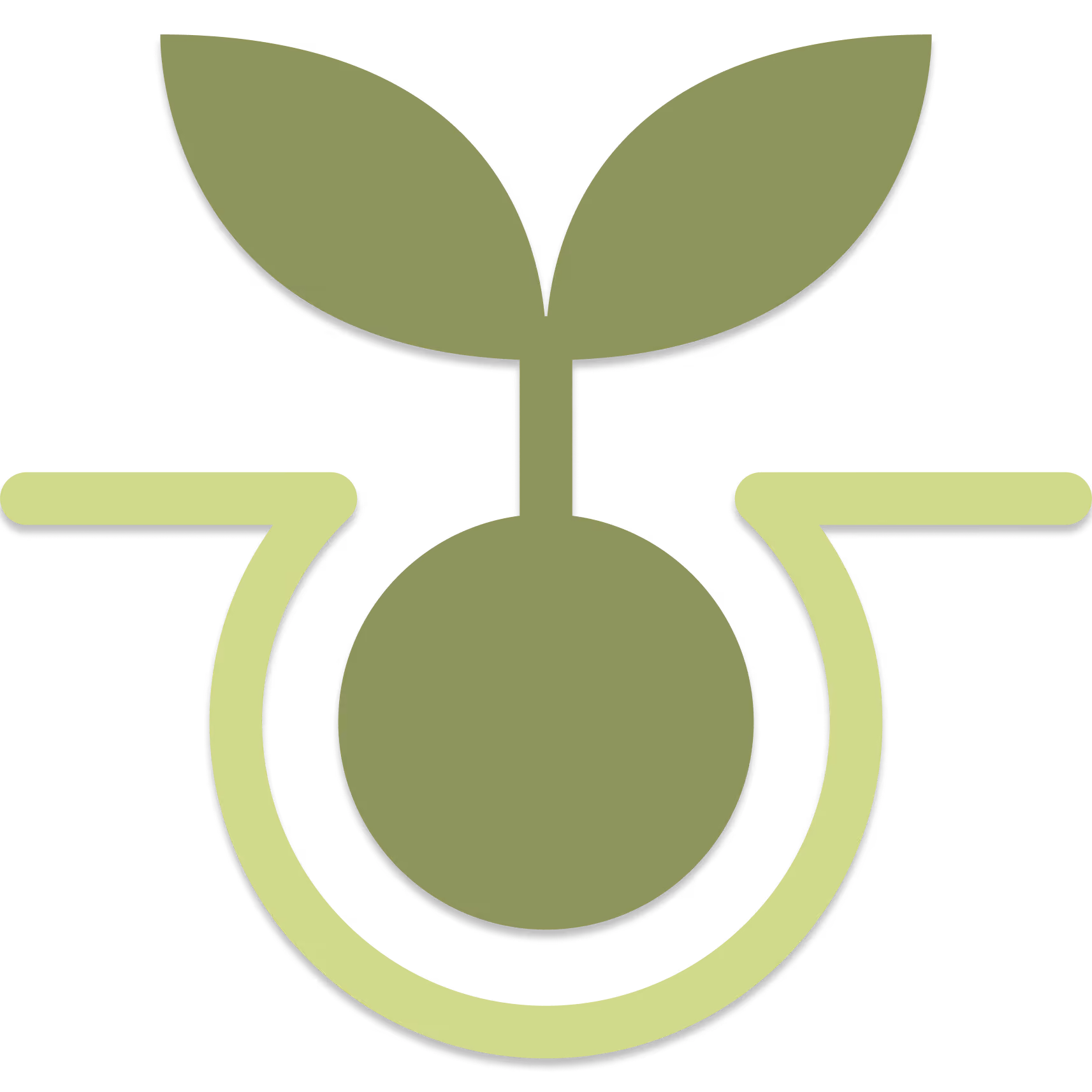 Euro, aus dem ein Baum heranwächst