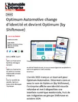 Optimum Automotive cambia de identidad y se convierte en Optimum by Shiftmove