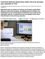 Comment Optimum Automotive utilise l’IA et les données pour optimiser le TCO