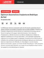 Optimum Automotive se instala en Sudamérica