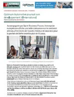 Optimum Automotive continúa su desarrollo internacional