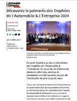 Découvrez le palmarès des Trophées de L’Automobile & L’Entreprise 2024
