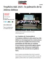 Trophées A&E 2025 : le palmarès de la 30ème édition