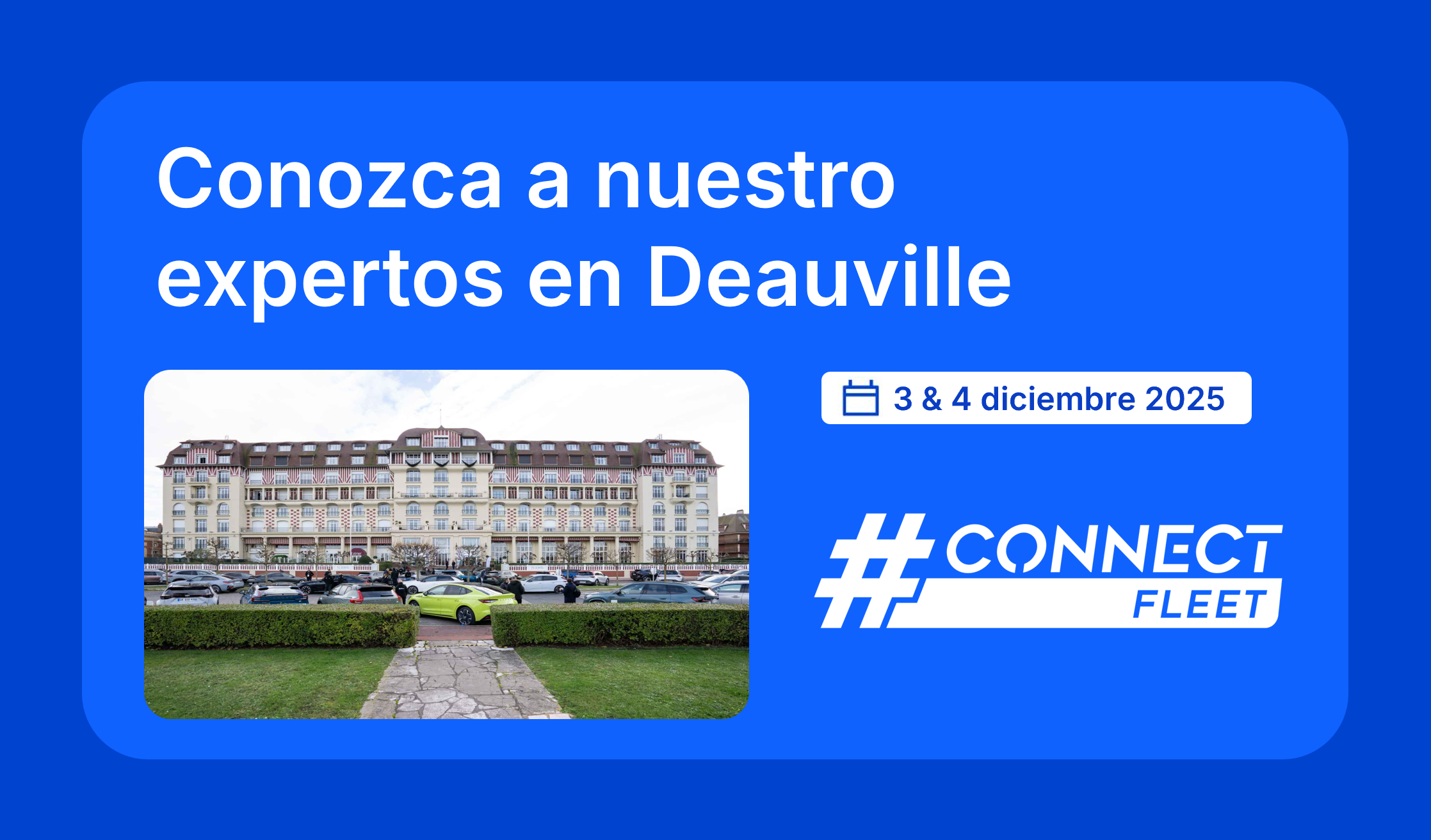 OPTIMUM estará presente en la novena edición de la conferencia CONNECT FLEET DEAUVILLE