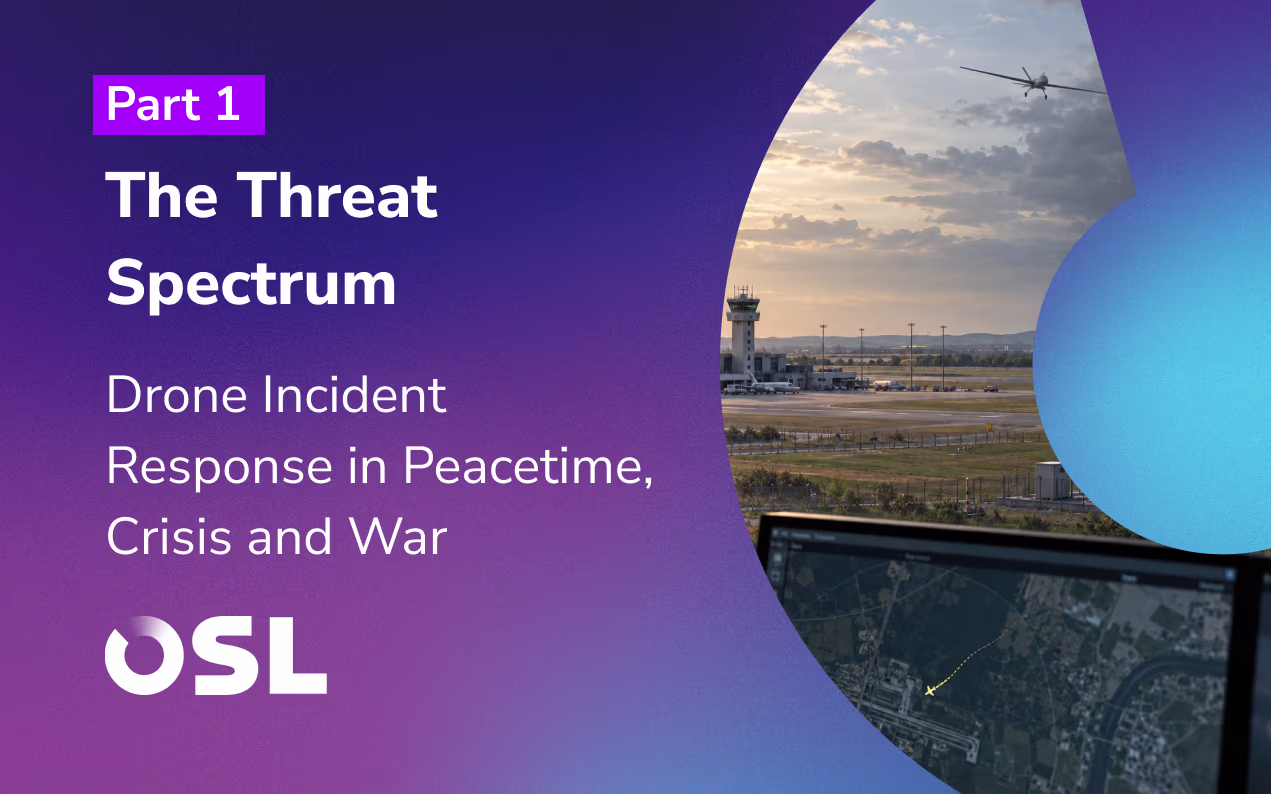 The Threat Spectrum: Drone Incident Response in Peacetime, Crisis and War