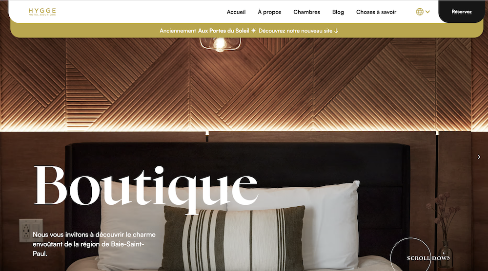 The Modern Boutique - Live Website Example by @mathilde__studio