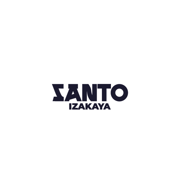 Logo of Santo Izakaya restaurant with stylized text.