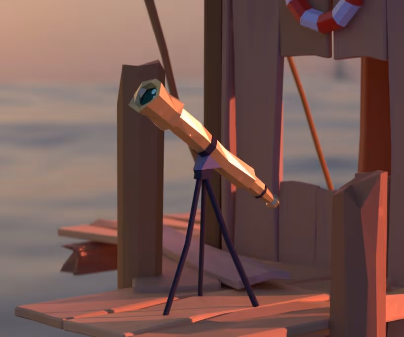 Video game 3D render