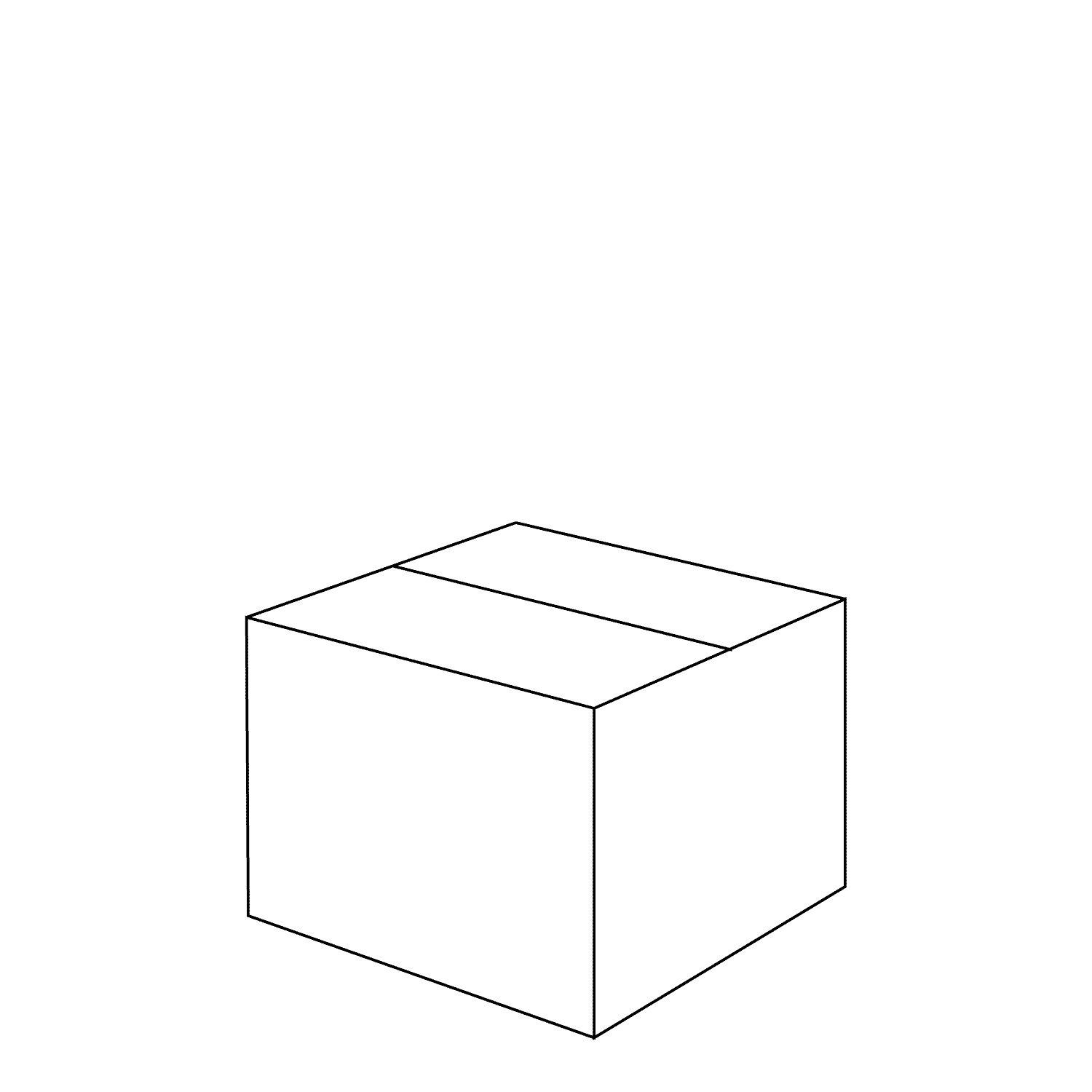 Gif Animation wie unterschieldcihe Boxen gezeigt werden, mit ungewähnlcihen Formen, rund, verdreht, sehr schmal und hoch.