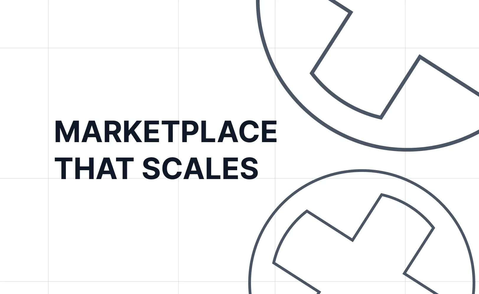Scalable marketplace platform development concept by Unibrix illustrating modular architecture for high-growth digital marketplaces