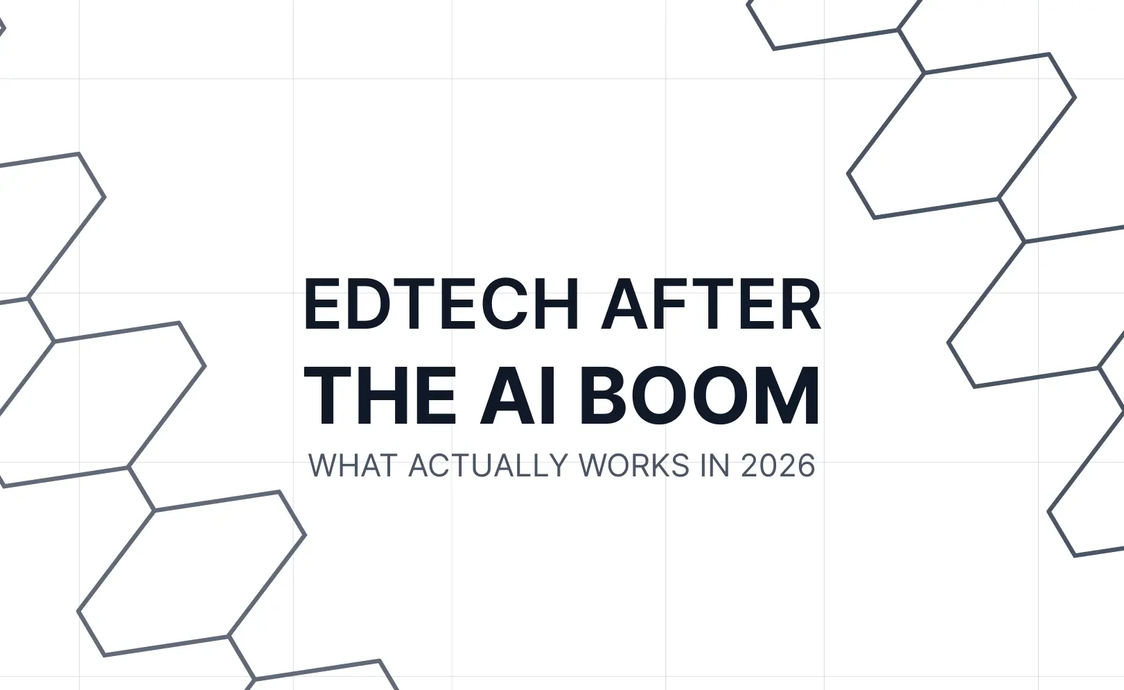EdTech AI trends 2026 showing modern education software architecture, modular learning systems, and AI-powered education platforms