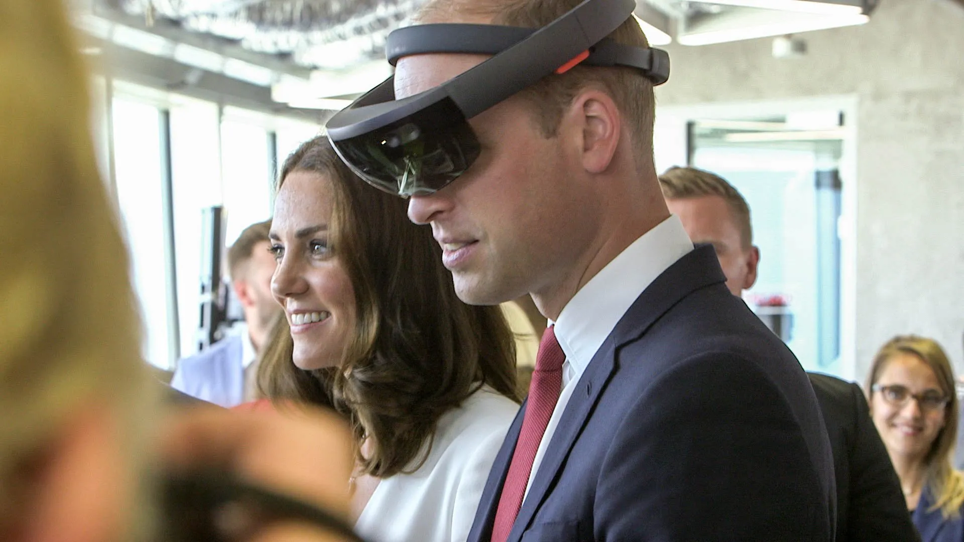 The Duke and Duchess of Cambridge joined the Warsaw London Bridge launch at The Heart