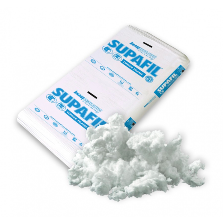 Saco de lã mineral Knauf Supafil para isolamento insuflado