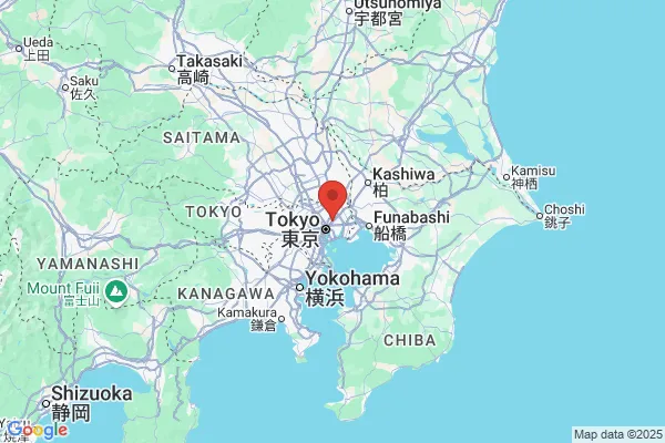 Google Map preview of Sumida City tattoo-friendly onsen in Japan