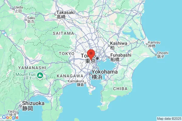 Google Map preview of Setagaya City tattoo-friendly onsen in Japan