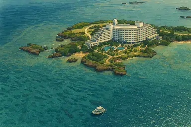 ANA InterContinental Manza Beach Resort Shin Hanga Art Style